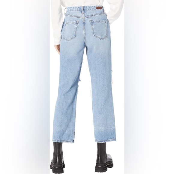 SALEBLANKNYC Baxter Rib Cage Jeans Straight Leg with Rips in Personal Best - NWT - Picture 3 of 4